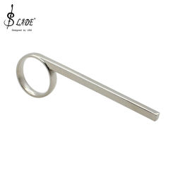 SLADE Trumpet 3rd Valve Slide Finger Pull Ring Nickel Plated Metal Trumpet Cornet Replacement Parts Brass Instrument Accessories