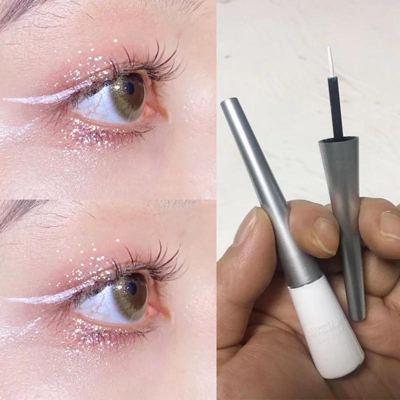 Description Picture 3 of itemColorful Sexy Eyeliner Liquid Blue Pencil Waterproof Easy To Wear Make Up Matte Eye Liner Red Green White Gold Brown Eyeliner