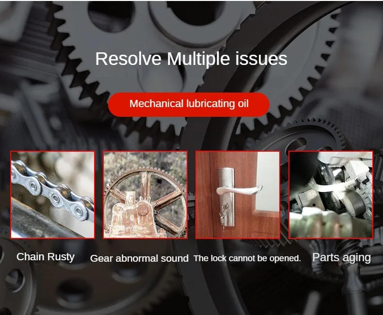 Description Picture 4 of item60ml Household Door Lock Micromolecular Lube Bearing Chain Door Door Hinge Sewing Machine Machine Hardware Butter