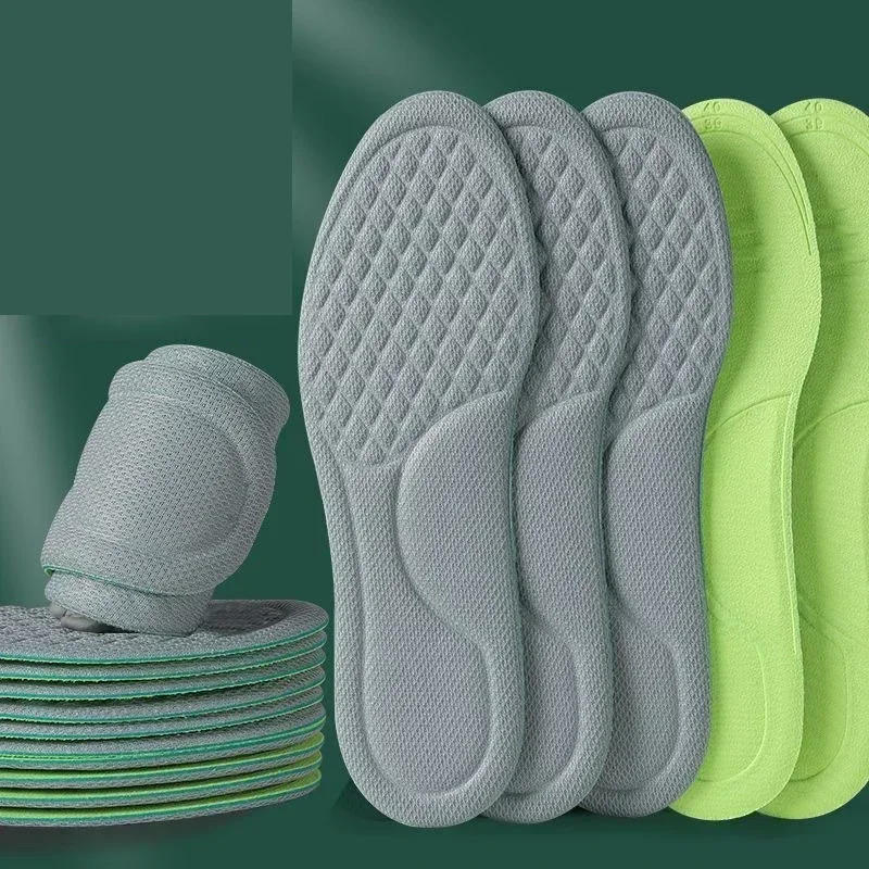Description Picture 5 of item2/10pcs Nano Memory Foam Insoles Unisex Soft Sports Running Shoes Inserts Sweat-Absorbing Deodorant Cushion Shoe Sole Paddings