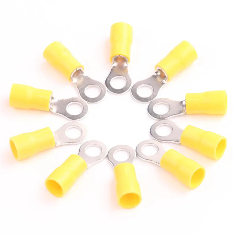 Description Picture 4 of itemELECTRAPICK 50/10pcs Ring Insulated Terminal Cable Wire Connector Electrical Crimp Terminal Cord Pin End Butt RV1.25 RV2 R5