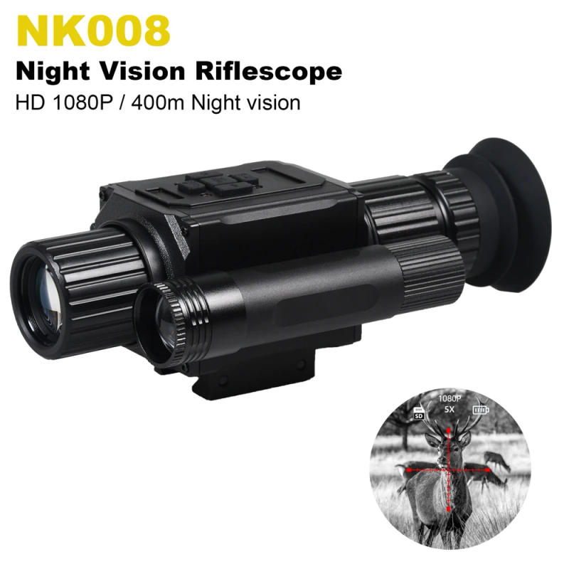 Description Picture 2 of itemDigital Night Vision Scope Infrared Optics Monocular Riflescope 5X Zoom HD 1080P Video Hunting Camera NK008