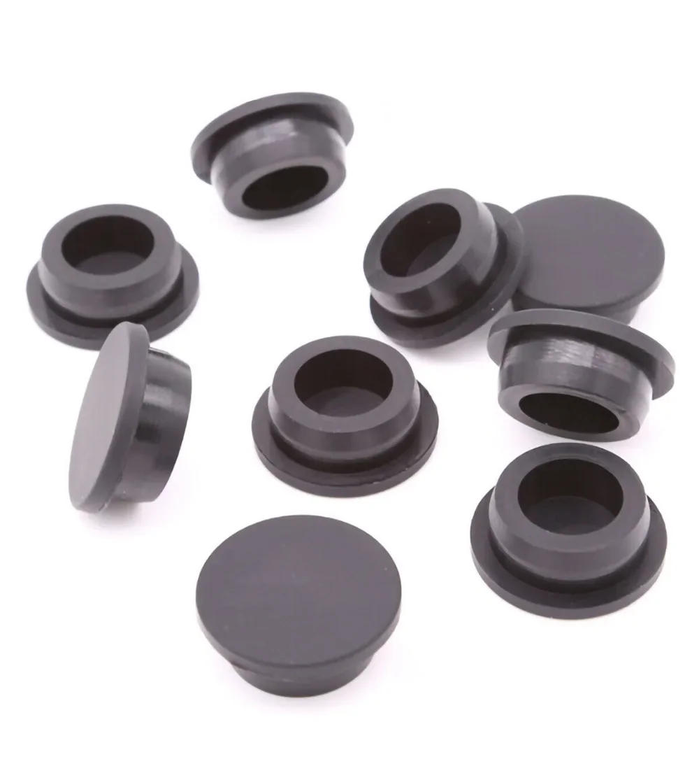 Description Picture 5 of itemSilicone Rubber Gaskets Bore 6.8mm-201.5mm Round Seal Hole Plugs T-Type Stopper with Blanking End Caps grommet o ring cap rubber