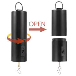 Hanging Rotating Motor Battery Powered Wind Spinner Motor with 6 Pounds Weight-Bearing Capacity 30RPM Wind Chime Motor
