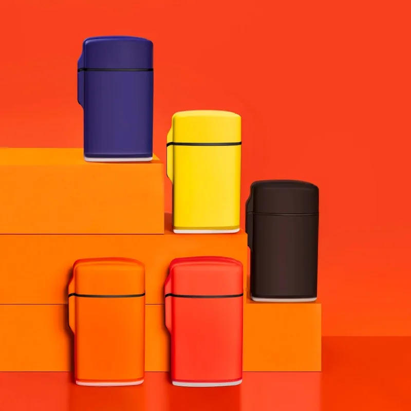 Description Picture 3 of itemMini Cigar Open Flame Jet Torch Cigarette Lighter Airbrush Lighter Windproof Refillable Blue Flame Butane Gas Lighter