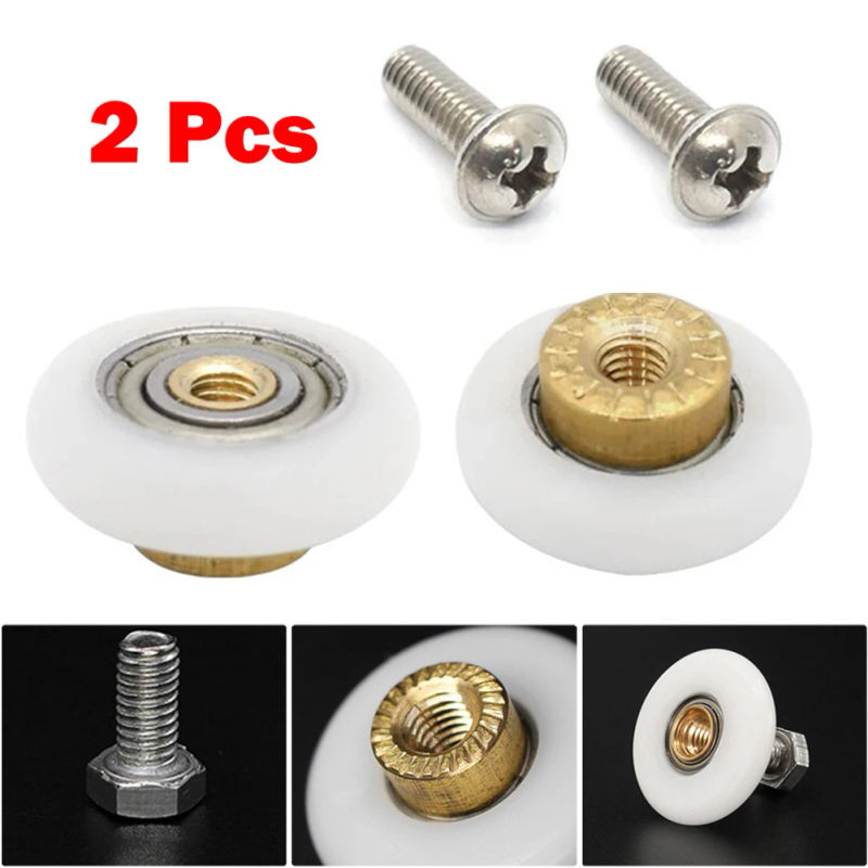 Description Picture 3 of itemRunners Door Rollers 4-8mm Stainless Steel Screw. For Old Shower Door Rollers. Practical Quality Is Guaranteed