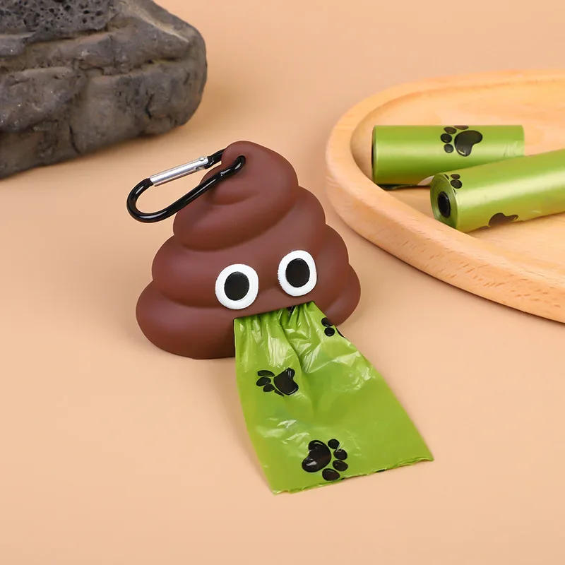 Description Picture 3 of itemOutdoor Portable Pet Dog Waste Bag Dispenser Poop Bag Loader Cleaning Tool Pet Products Fecal Shape