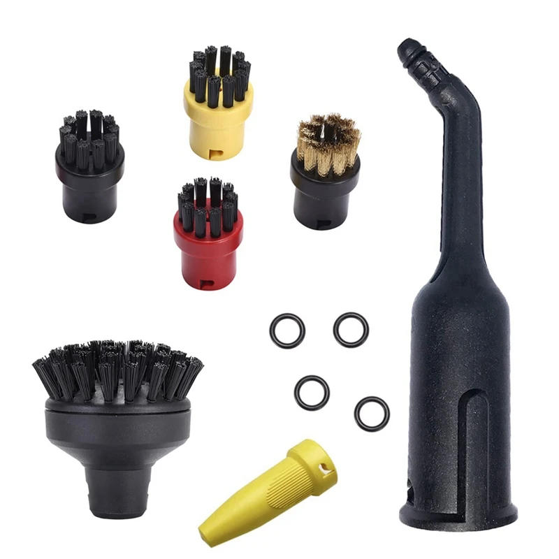 Description Picture 4 of itemAccessories Round Brush Set Nozzle Round Brushes Brush Power Nozzles For Karcher SC1 SC2 SC3 SC4 SC5 Steam Cleaner
