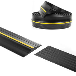 1PC 39.37in Garage Door Bottom Seal Weather Stripping Rubber Seal Strip Electric Door Bottom Seal Water Noise Seal Bumper Strip