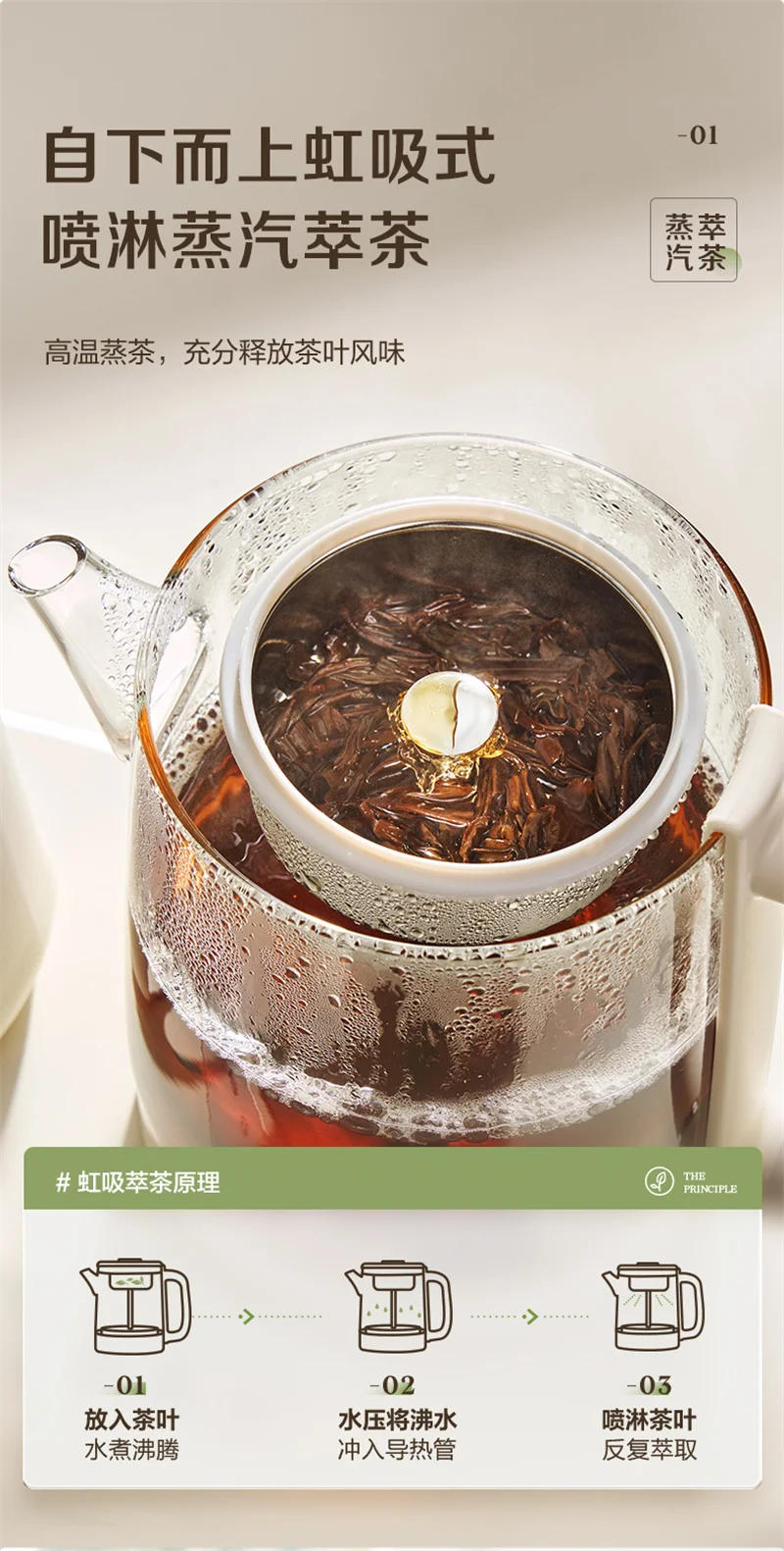 Description Picture 4 of itemElectric Kettle 220V Home Spray Type Teapot Automatic Health Samovar غلاية ماء hervidor авточайник bouilloire électrique