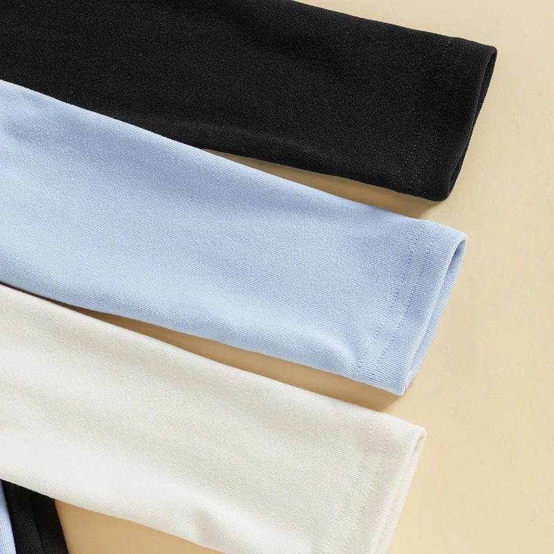 Description Picture 6 of itemKids Girls T-shirt Long Sleeve Turtleneck Solid Fall Tops Clothes for Casual Daily