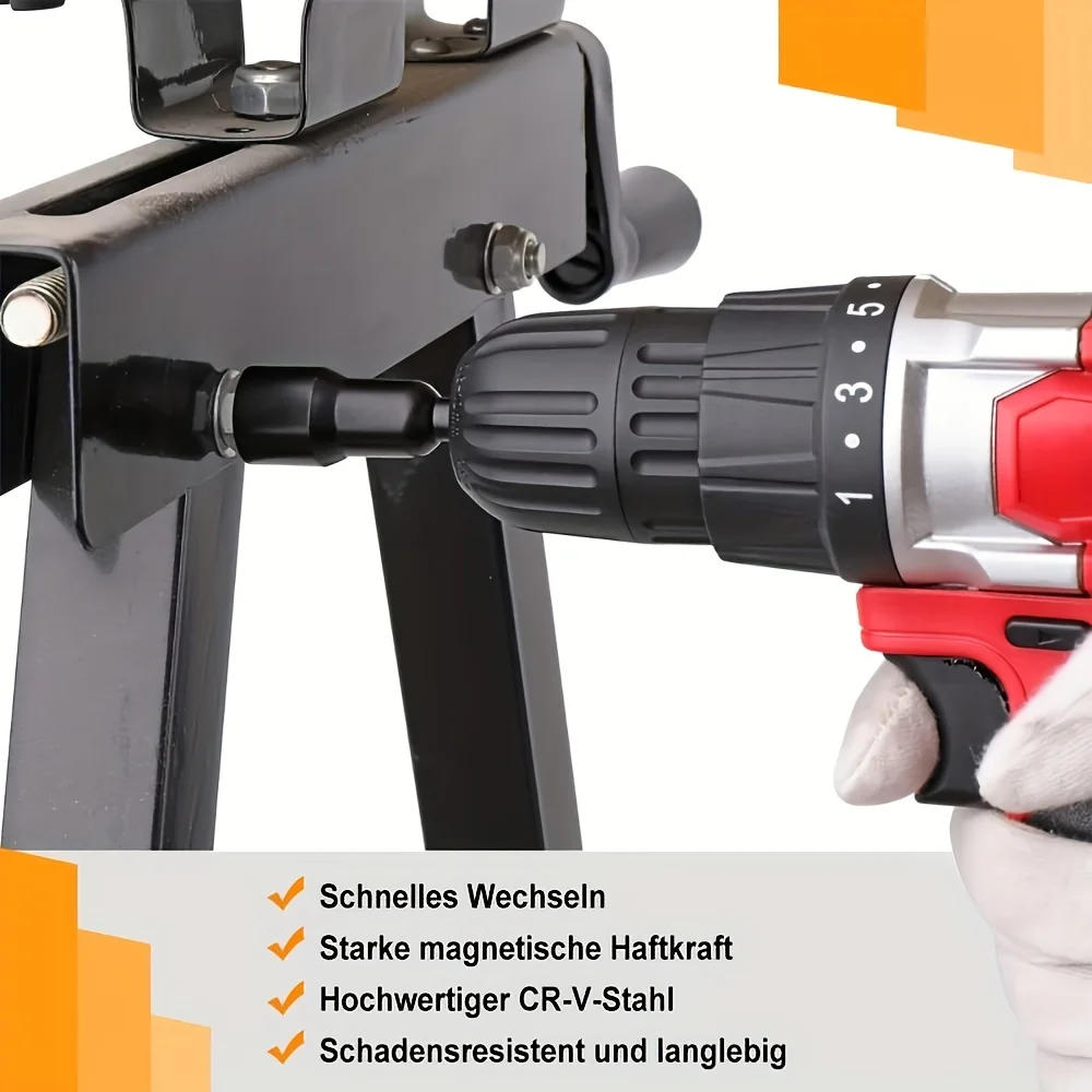 Description Picture 5 of item12pcs Hexagon Electric Drill Air Batch Sleeve Deepening Head Hexagon Nut Is Suitable for Machine Repair and Auto Repair