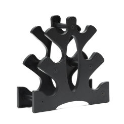 Dumbbell Rack Stand 3 Tiers Dumbbell Bracket Hand Weight Tower Stand Plastic Weights Display Rack Easy to Use F2TC