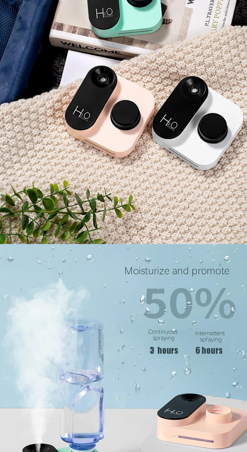 Description Picture 4 of itemRechargeable Mineral Water Bottle Humidifier Large Spray USB Portable Air Hydrate Desktop