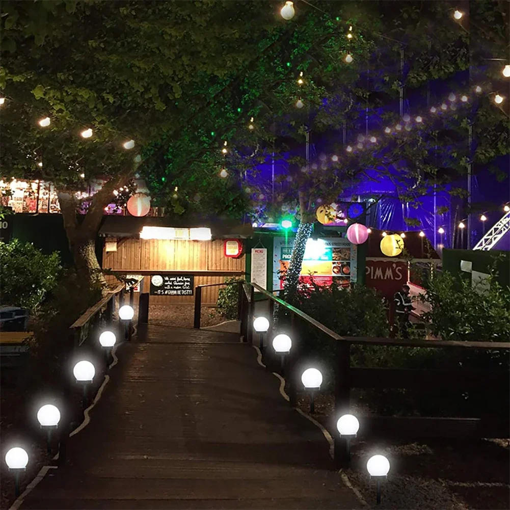 Description Picture 6 of item1pcs Solar Powered LED Bulb Lamp Energy Light Waterproof Outdoor Garden Light Street Solar Panel Ball Lights Lawn Yard Lamp