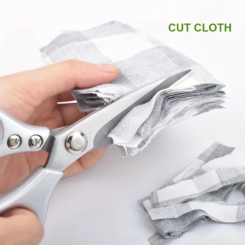 Description Picture 4 of item1pc Multi-Purpose Stainless Steel Kitchen Shears - Heavy-Duty Poultry Scissors with Comfortable Aluminum Alloy Grip for Food Pre