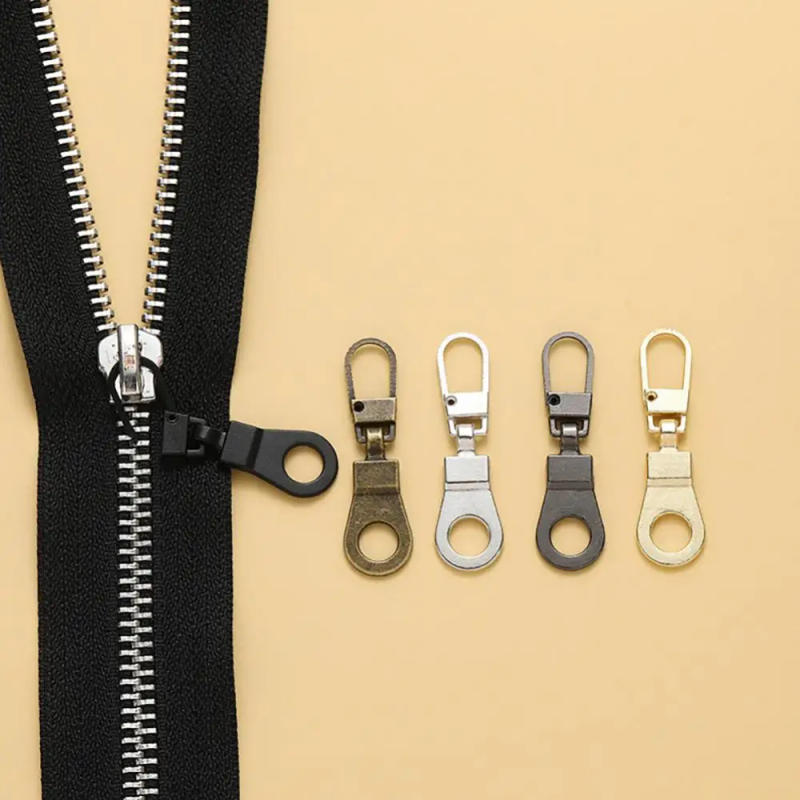 Description Picture 4 of itemMetal Zip Puller Replacement Tab Zipper Sliders Head Zipper Head Detachable Backpacks Purses Repair Sewing Accessories