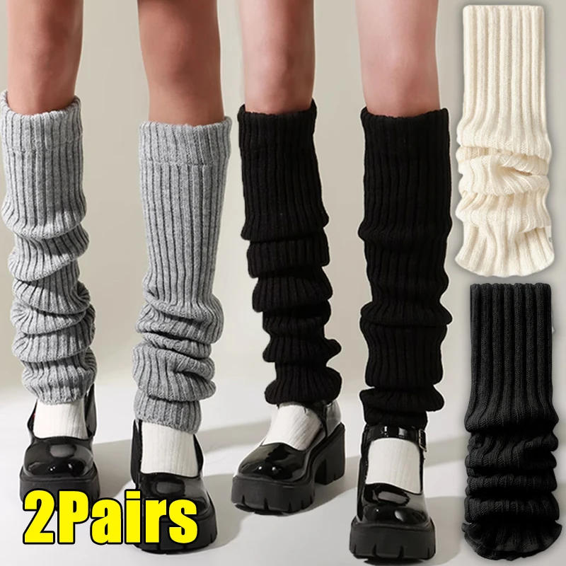 Description Picture 3 of itemWomen Slouch Socks Loose Socks Boots Stockings Japanese High School Girls JK Uniform Accessories Leg Warmers Cosplay Socks