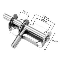 Stainless Steel Door Latch Solid Sliding Door Bolts Latch Hasp Home Hardware Door Cabinet Hinges Hardware Distribution Box Latch