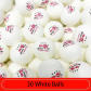 White 30pcs