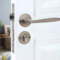 Modern Aluminum Bedroom Door Locks Double Side Door Handle Lock Body Set Mute Security Door Lock with Key High Quality Hardware