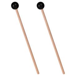 2 Pcs Ethereal Drum Sticks Music Instrument Mallets Small Rubber Percussion Worry-free