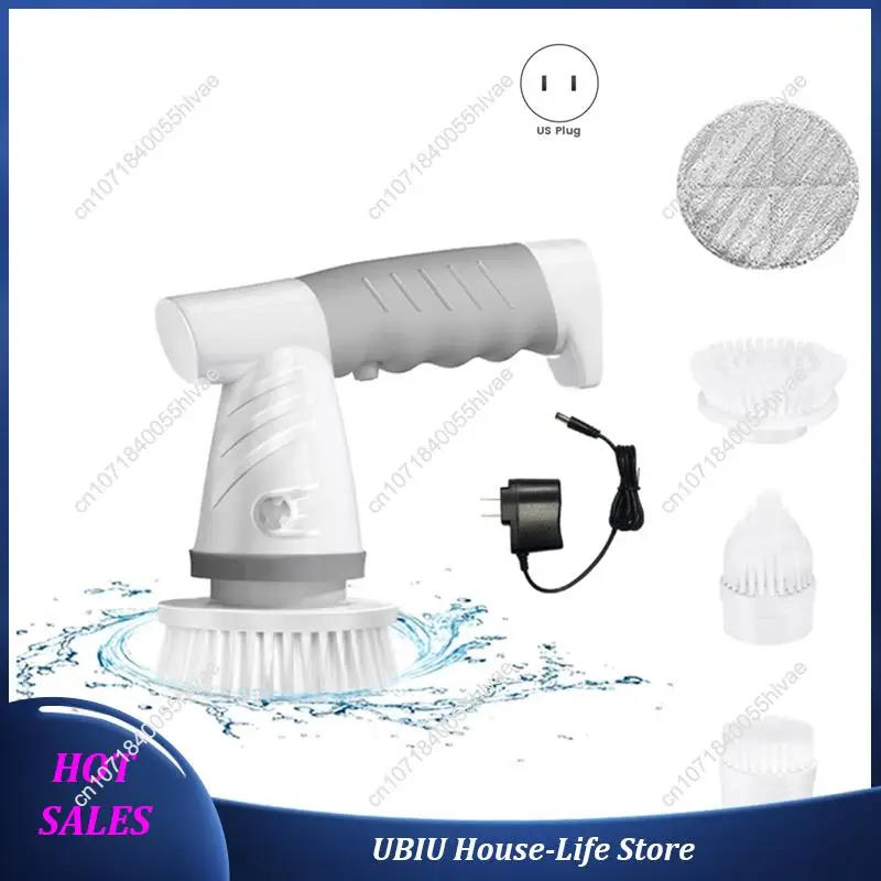 Description Picture 6 of itemCordless Electric Cleaning Brush With 5 Replaceable Brushes–Waterproof Portable Bathroom Cleaner-Best Selling