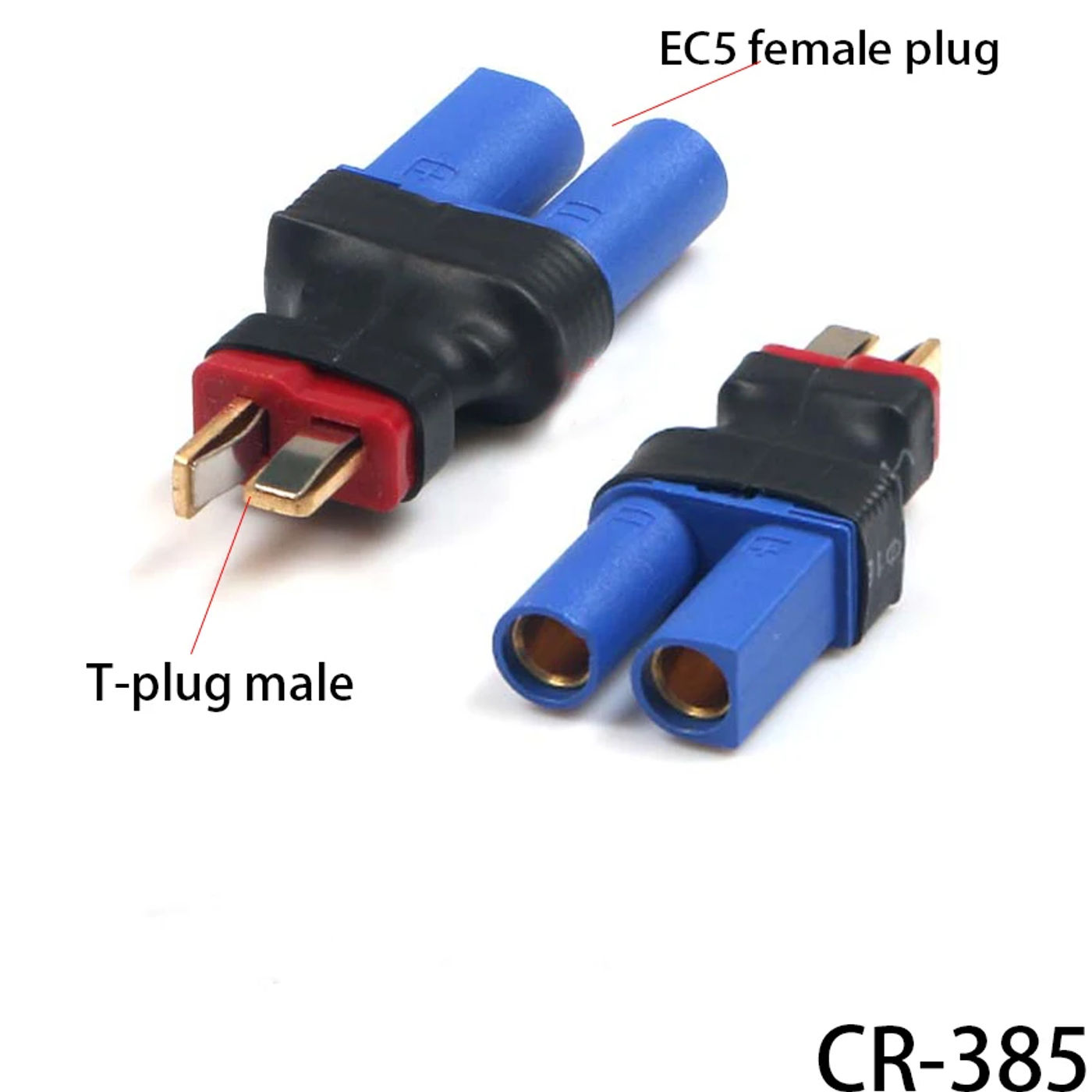 Description Picture 2 of item1pcs XT90 XT-90 Male to EC5 Female Connector Adapter For Battery Wire RC Models Helicopter Drone Quadcopter Toys Parts