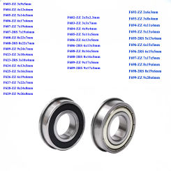 10PC F623 F604 F605 F608 F624 F625 F626 F686 F688 F689 F695 F696 F698 F699 F685 F684 ZZ/ 2RS 3D Printer Deep Groove Pulley Wheel