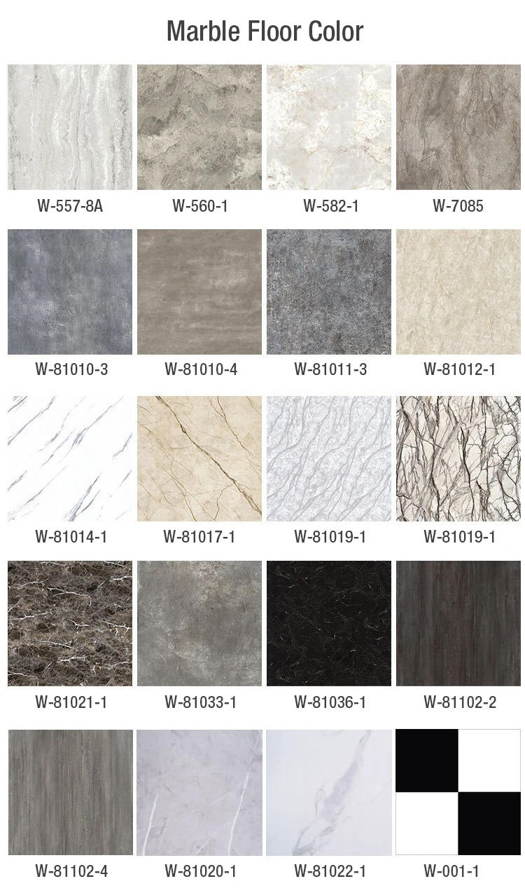 Description Picture 4 of itemSimulated Marble Tile Floor Sticker PVC Waterproof Self-adhesive for Living room Toilet Kitchen Home Floor Decor 3d Wall sticker
