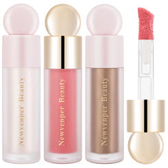 Liquid Highlighter + Liquid Blush + Liquid Contour for Face & Body, High Glossy Finish, Natural Glow Liquid Luminizer