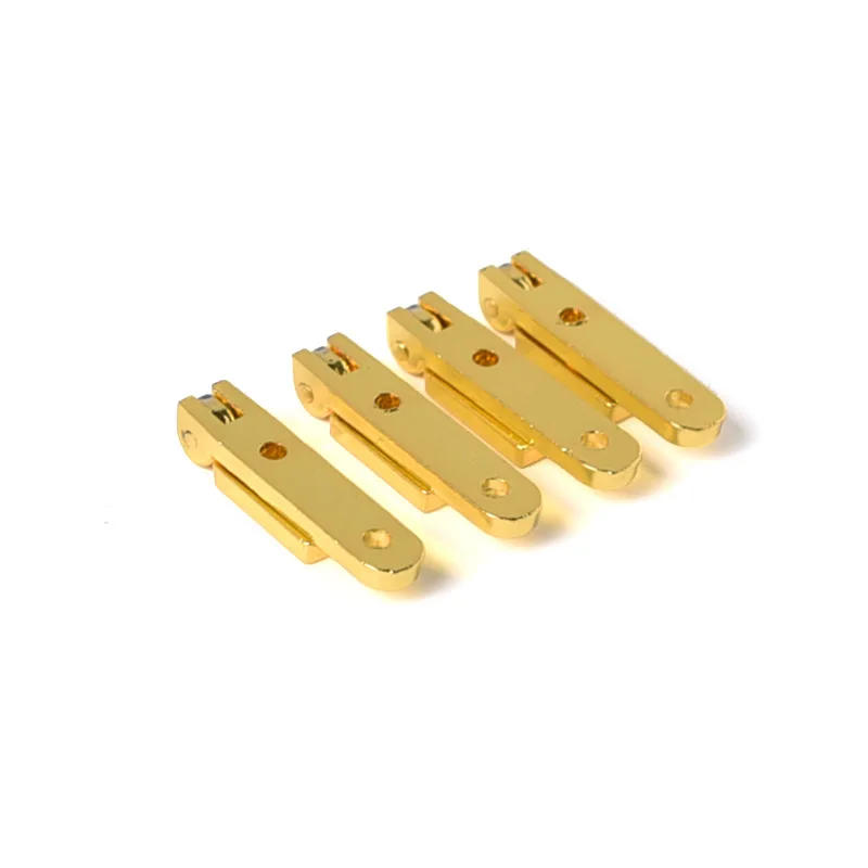 Description Picture 4 of item4PCS Jewelry Box Gold Hinges for Wooden Box Gift Wine Box Chest Case，90 Degree Folding Hinges Hardware with Screws