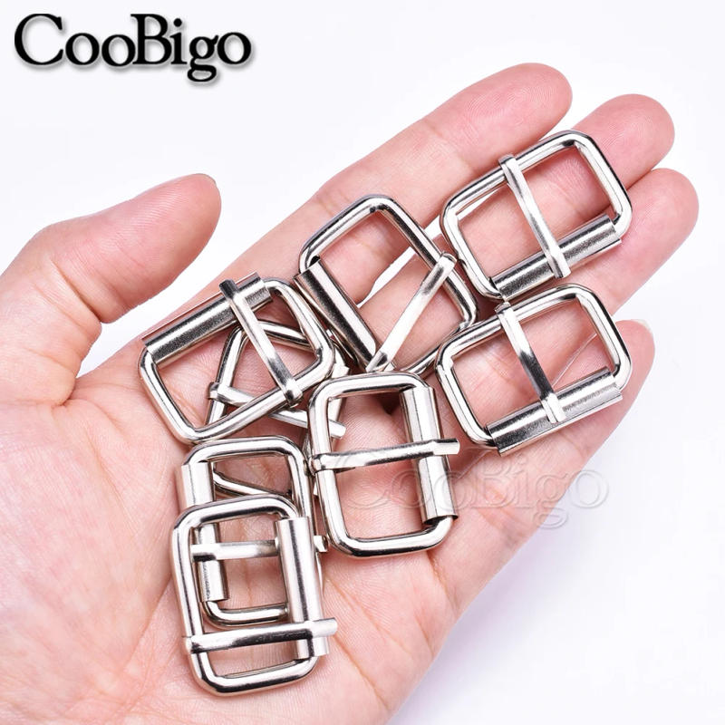 Description Picture 4 of item5pcs Metal Roller Pin Buckle Adjust Belt Dog Collar Chain Rectangle Ring for Leather Handbag Backpack Shoe Strap DIY Accessories