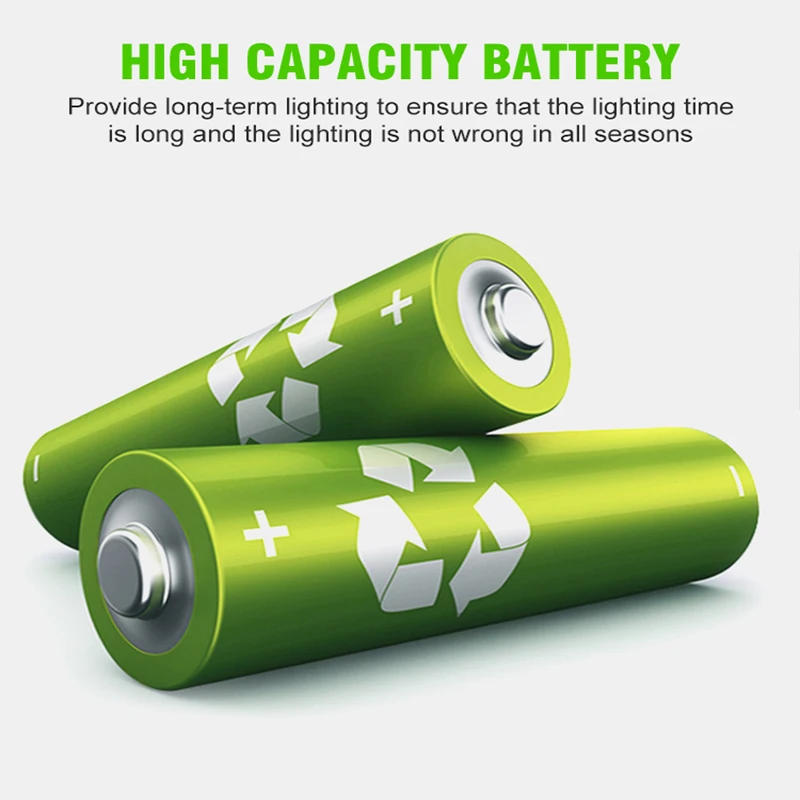 Description Picture 6 of item1~8Pack Solar Lights Outdoor 3 Modes 200COB Waterproof Street Lamp Motion Sensor Security Lighting for Garden Patio Path Yard