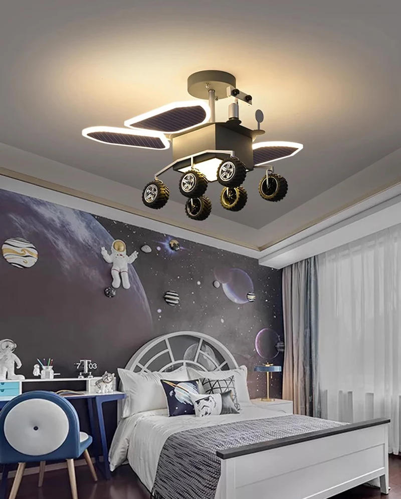 Description Picture 3 of itemModern ceiling fan lights, children's bedroom dining room ceiling fan lights, ceiling lights with led lights indoor lighting