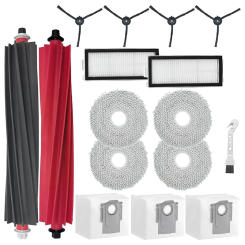 B06B-For Roborock Qrevomaster Vacuum Cleaner Replacement Parts Main Side Brushes HEPA Filters Mop Pads Dust Bags