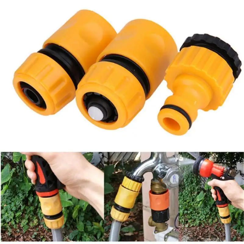 Description Picture 6 of item3pcs Set Garden Car Water Hose Pipe Tap Adapter Connector&Fitting Hosepipe