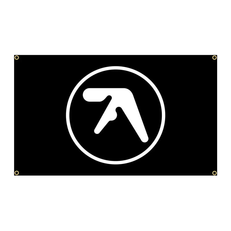 Description Picture 2 of item90x150cm Aphex Twin Richard D James Music Flag Polyester Printed Home or Bedroom Decoration Banner Tapestry