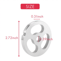 Meat Grinder Blade Mincer Plate Discs Blade for Kitchen Aid Mixer 12 Type Meat Grinder Mincer Knife Accessory