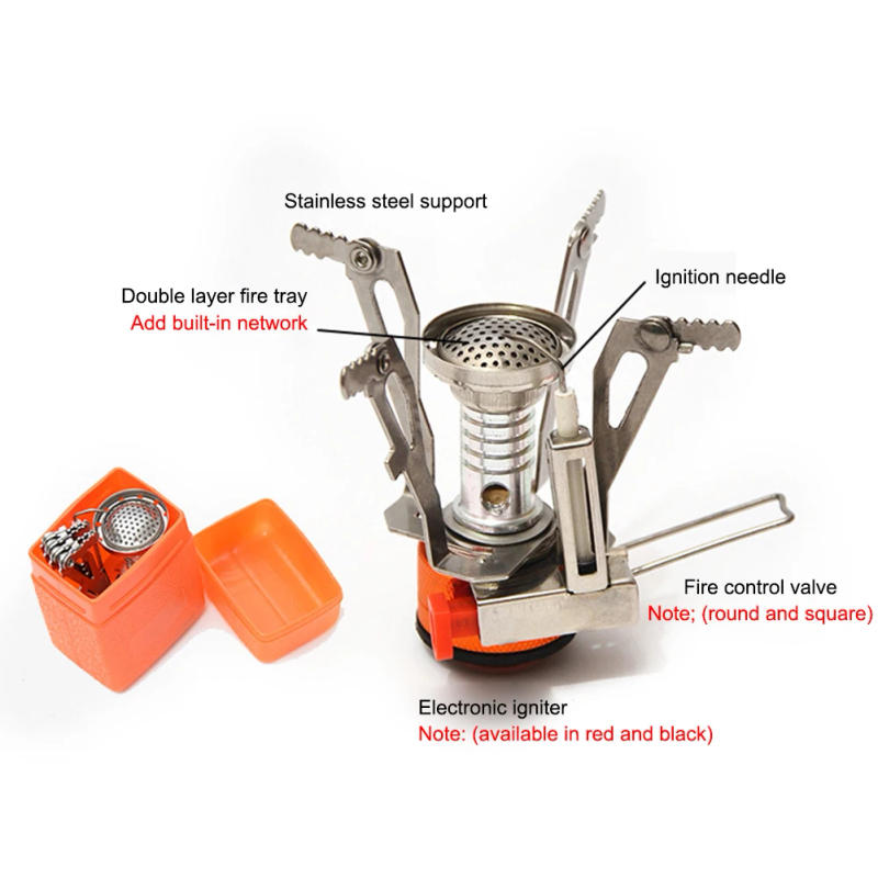 Description Picture 5 of itemMini Camping Gas Stove Outdoor Folding Strong Fire Furnace Heater Portable Foldable Lighter Heater Hiking Trekking Supplies 2024