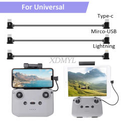 Universal Remote Control Cable For DJI Neo/FPV/Avata 2/Mini 4 Pro/4K/Mavic 3/Air 3S TYPE-C To Micro-USB/Lightning Data Adapter