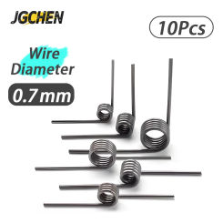 10Pcs V Type Torsion Spring 0.7mm Wire Diameter V-shaped Torsion Spring 60 90 120 180 Degrees Rotation Automatic Rebound Resorte