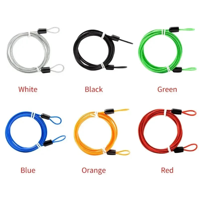 Description Picture 5 of item0.5M Anti-Theft Steel Cable Bike Lock - Heavy-Duty PVC Coated Wire Rope for MTB/Road Bike, Portable Lightweight Cycling Security