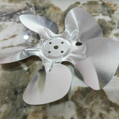 Refrigerator Parts Fridge Freezer Cooling Fan Motor 5-blade Suction Aluminum Fan Blade 17cm