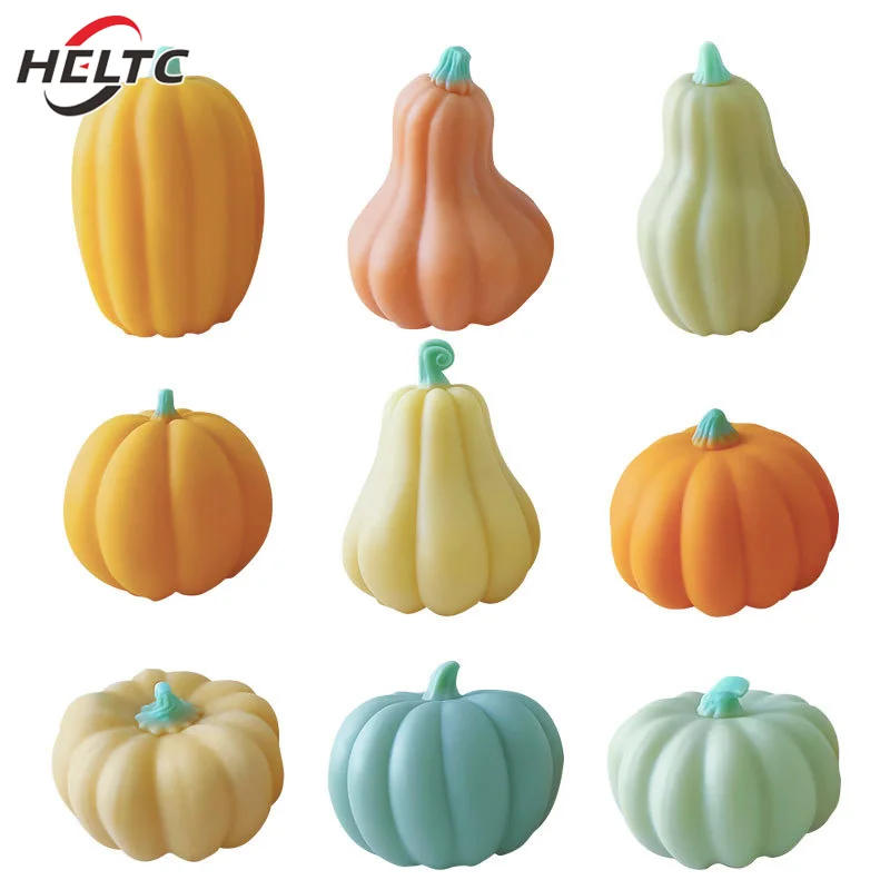 Description Picture 2 of item1pcs Halloween Pumpkin Silicone Mold DIY Aromatherapy Candles Drip Resin Plaster Ornaments Mould Handmade Soap Candle Making