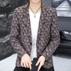 The Main Promotion of New Casual Long-sleeved Small Suit Jacket Autumn Comfortable Personality Handsome Men's Clothing