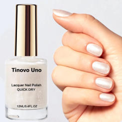 Tinovo Uno Aurora Shimmer Nail Polish Quick Dry Nail Lacquer 12ML No Bake Long Lasting Shine Nail Varnish Manicure Strengthener