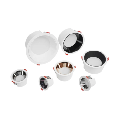 Recessed LED downlights Indoor Ceiling Lighting SMD Anti-glare Aluminum Iron PC 7w 12w 18w 24W Home Shopping Mall Led Downlights