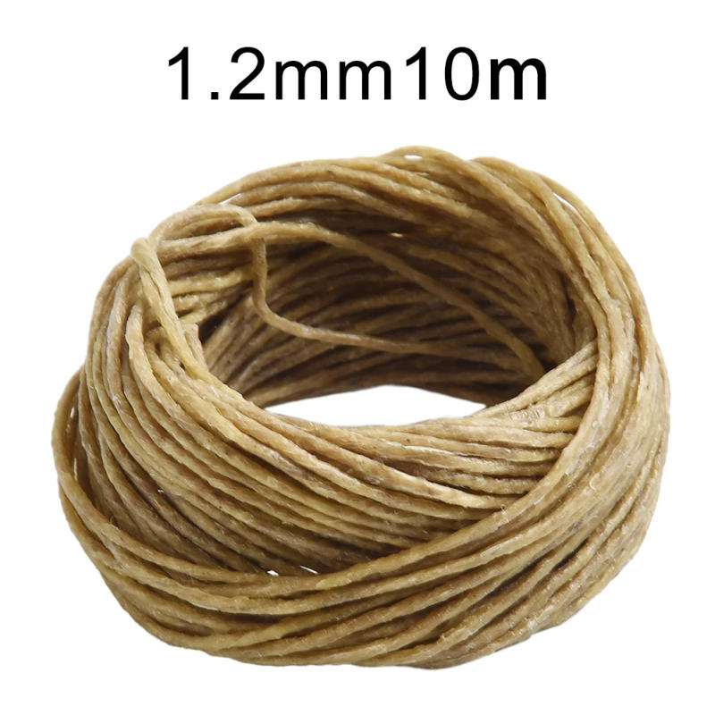 Description Picture 4 of item1 Roll 2.0mmx10m Organic Natural Beeswax Wicks Hemp Candle Wicks Handmade Crafts Ornament Decoration DIY Accessories