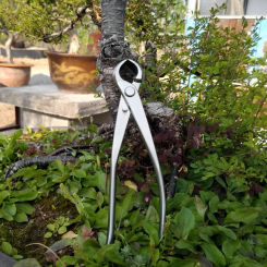 180mm Stainless Steel Knob Cutter  Shear Scissors Landscape Modeling Garden Bonsai Tools Concave Knob Cutter Garden Scissors